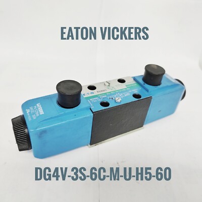 EATON VICKERS Hydraulic Directional Valve, DG4V-3S-6C-M-U-H5-60, 24VDC, 30W