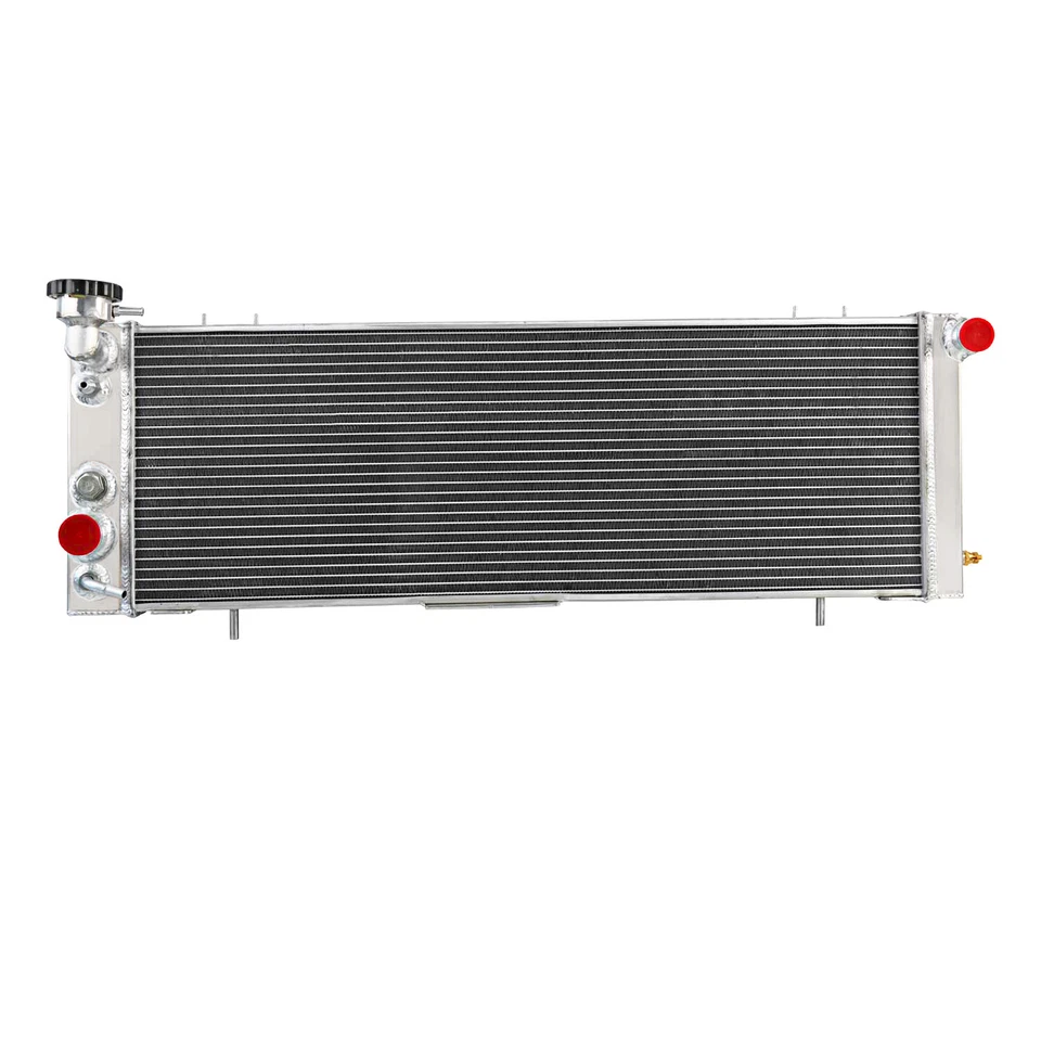 4 Row Aluminum Radiator 91-2001 For Jeep Cherokee XJ/Comanche 2.5L 4.0L Foto 3 de 4