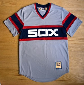 retro white sox shirt