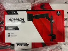 Brand New HyperX Armada Single Gaming Bracket Arm Desk Mount VESA for Monitor HP