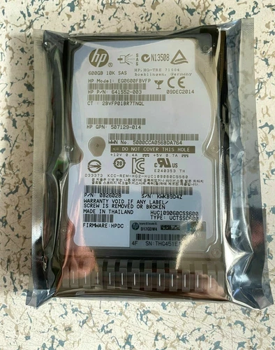 Compatible HP 652583-B21 600GB 10K 2.5" SAS 6G SFF HDD 653957-001 for G8 G9 G10
