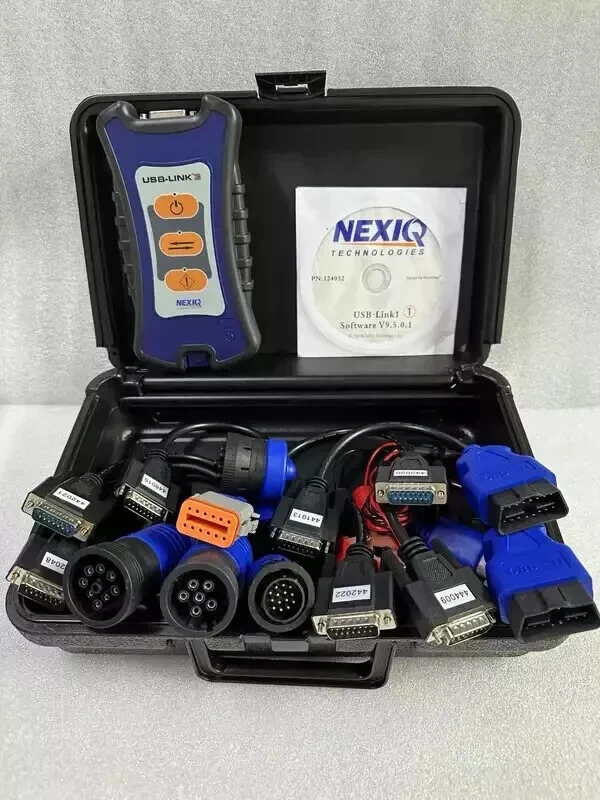 NEXIQ 3 USB Link Full Cable Set Truck Diagnostic Tool link3 BT Diesel Truck Fast - Imagem 2 de 4