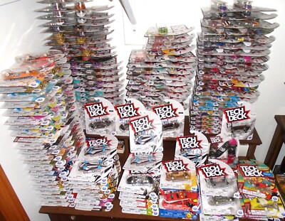LOT OF OVER 220 Tech Deck fingerboards -Almost all Ultra Rare -GOLD -SILVER