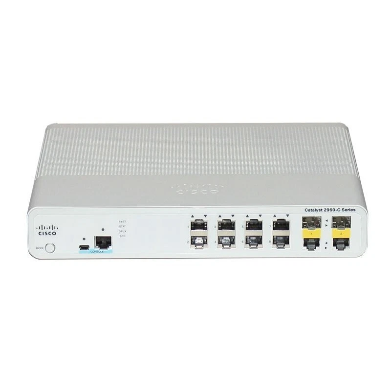 Cisco Catalyst 2960-C Series 8-Port 10/100 Fast Ethernet Managed Switch - Image 2 of 4