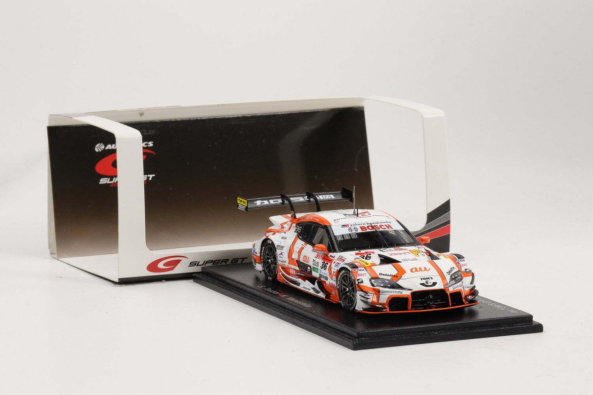 ミニカー au TOMS GR Supra 36 SUPER GT GT500 2024 2024 au TOM'S GR Supra No.36 TGR TEAM au TOM'S | SUPER GT SQUARE