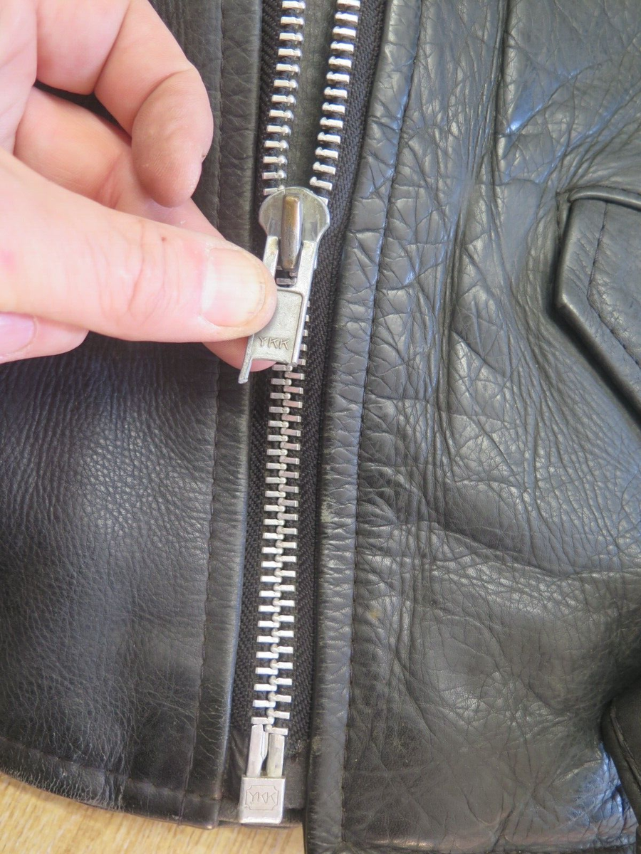 Vintage 1980's A.M.I. London leather Perfecto Blouson Biker Vintage 1980's A.M.I. London leather Perfecto Blouson Biker