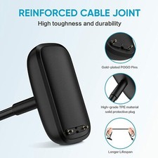 Magnetic USB Charging Cable 3.3ft Power Cord Charger Fit Fitbit Charge 5 Charge6