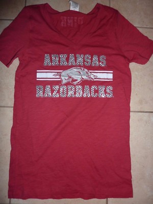 T-Shirt Victoria's Secret PINK Collegiate Nebraska - Décoré De Bling - Neuf Avec Étiquettes (NWT)