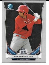 2014 Bowman Chrome Prospects #BCP69 Breyvic Valera RC (Cardinals)