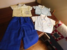 Diaper Shirt Lot Vintage Collectible Mayfair Embroidered Dog Cat