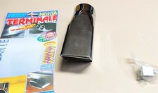 TERMINALE MARMITTA SPORTIVO DELUXE UNIVERSALE AUTO TUNING SPORT RACING ALLUMINIO