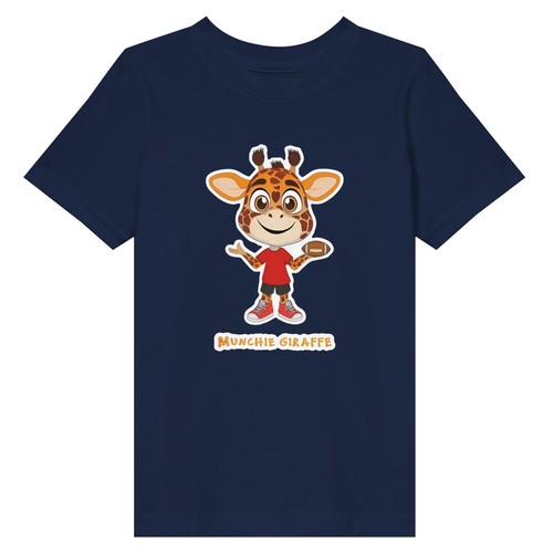 Munchie Giraffe Football Toddler Fine Jersey T-Shirt - Picture 11 of 31