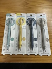 uni Kuru Toga KS Model Mild Colors 0.5mm Mechanical Pencil Set Of 4