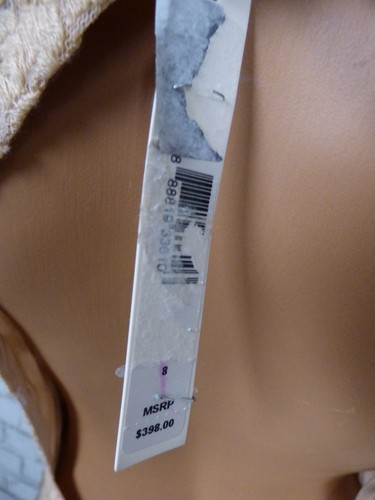 $398 Alice + Olivia Blush Pink Sachi Cutout Lace Open Back Maxi Dress 8 NWT A219 - Picture 15 of 15