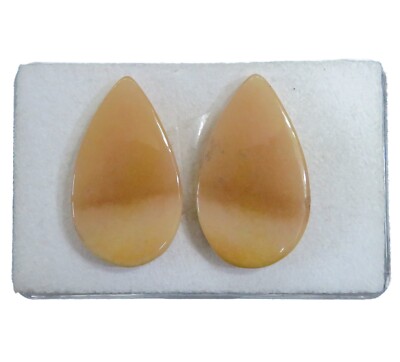1 Paar Aventurin Cabochon ca. 27x15,5 mm Nr. U33042