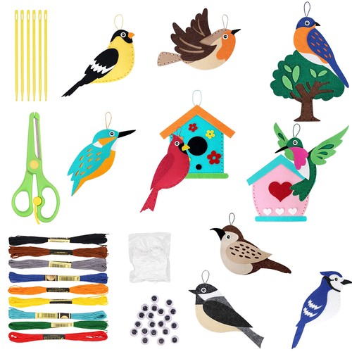 8/12Pcs Animal Sewing Craft Kit Felt Sewing Animal Craft Set Fun Animal beAKA - Picture 20 of 21