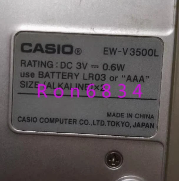 1pc used CASIO Electronic Dictionary EW-V3500L - Image 2 of 2