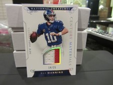 National Treasures Century Materials Jersey Giants Eli Manning  14/25  2016