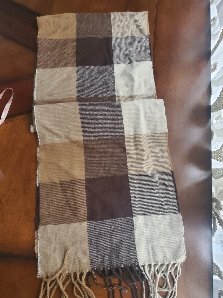 Bufanda de acrílico trenzada Eddie Bauer HOMBRE 64×11 sin francés nueva Foto 3 de 3