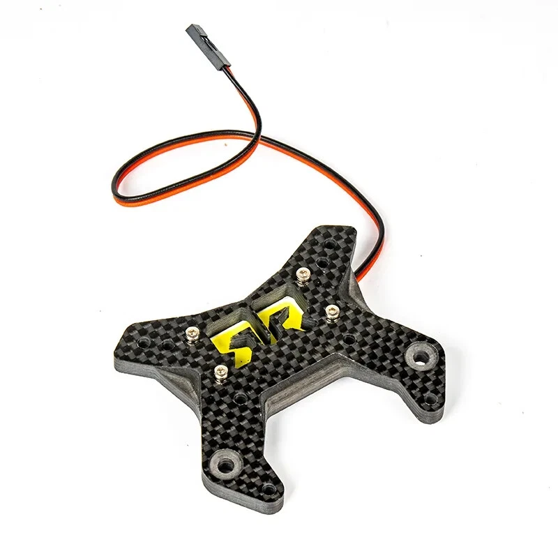 LED Simulation Carbon Fiber Headlights for 1/8 ARRMA TYPHON 6S TLR BUGGY Car - Image 4 of 4