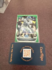2022 Bowman U Chrome 1st Bowman 75 Tiny Grimes Green Tony Grimes 34/99 Auto