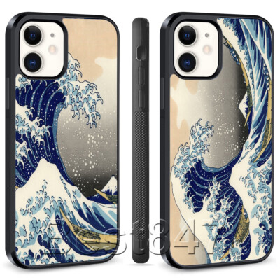 The Great Wave off Kanagawa ukiyo-e  Phone Case for iPhone Samsung 14 S22U Cover