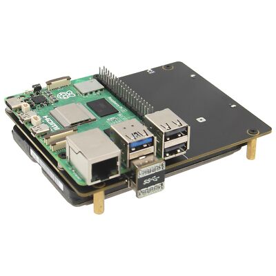 X1100 2.5'' SATA HDD SSD Shield Compatible with Raspberry Pi 5 Computer