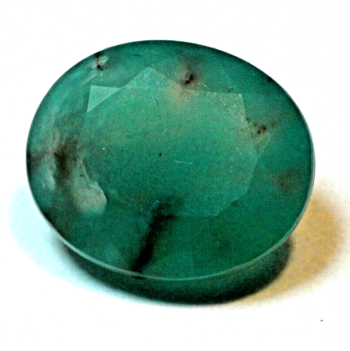 RARE! 6.70 ct NATURAL GEM SILICA CHRYSOCOLLA RAY MINE OVAL CUT STONE - Picture 8 of 8