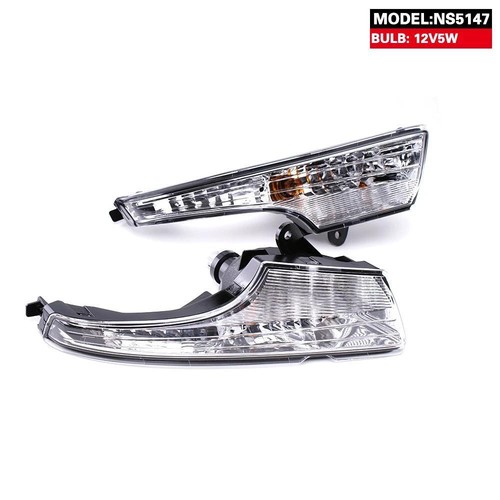 2Pcs Front Fog Lights Assembly w/ Clear Grills Bumper For Nissan Teana 2013-2016 - Picture 5 of 6