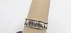 925 Sterling Silver Vintage Elephant Heart Ring Good Luck