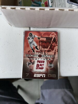 2005 Upper Deck ESPN - Sports Center Swatches #SCS-MV Michael Vick (MEM)