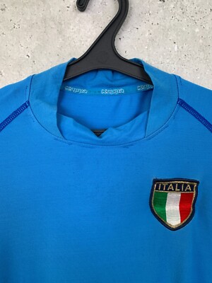 ITALY WORLD CUP 2002 HOME FOOTBALL SHIRT KAPPA NATIONAL TEAM