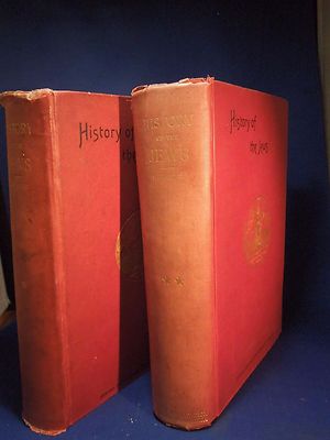 洋書 E.T. Antique 1891-1895 19th Century 5 Volume Set History of the Jews