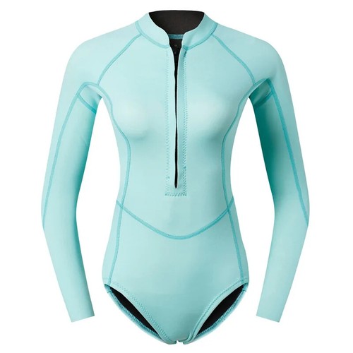 Women 2MM Neoprene Snorkeling Wetsuits Keep Warm Surfing One Piece Diving Suit - Picture 7 of 18