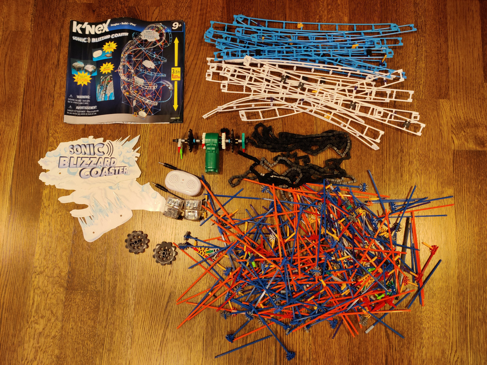 knex sonic blizzard coaster