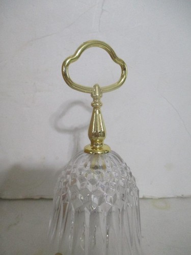 Tiara Exclusives by Fostoria 24% Lead Crystal Glass Bell In Original Box #095 - Picture 5 of 8