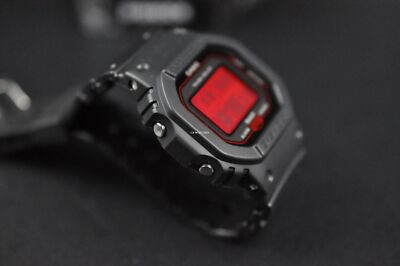 CASIO G-SHOCK Black & Red GW-B5600AR-1 Solar Radio Men's