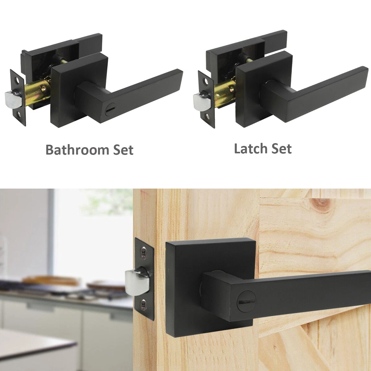 Door handle online and latch set