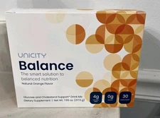 Unicity BALANCE 30 Packets/Sachets Natural Orange Flavor Exp 2027- New!