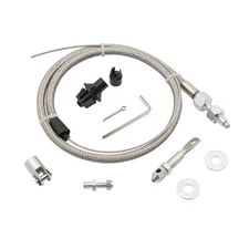 Mr. Gasket 5657 Throttle Cable Kit - Stainless Steel Braided