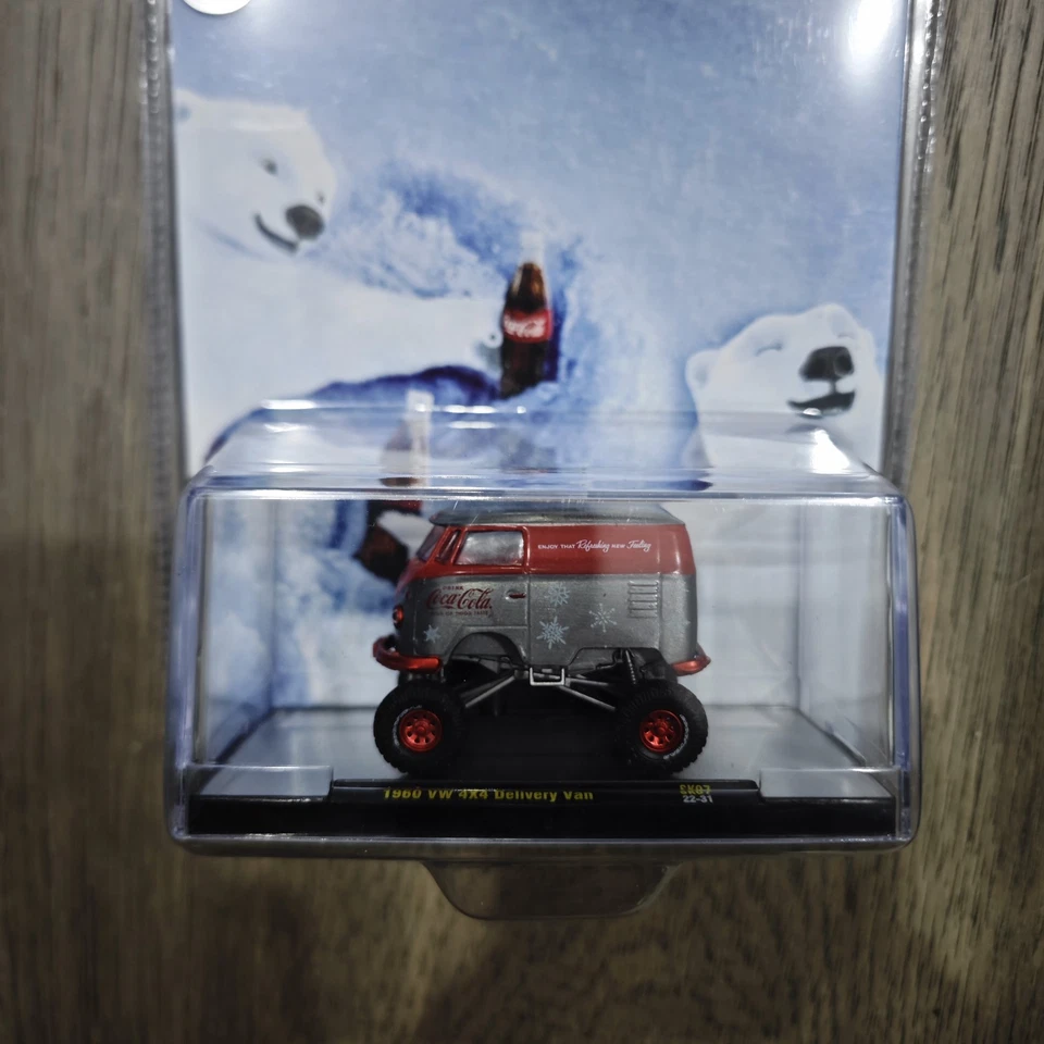 M2 Machines Raw Chase Coca-Cola coke 1960 VW 4x4 Delivery Van big foot  - Image 2 of 4