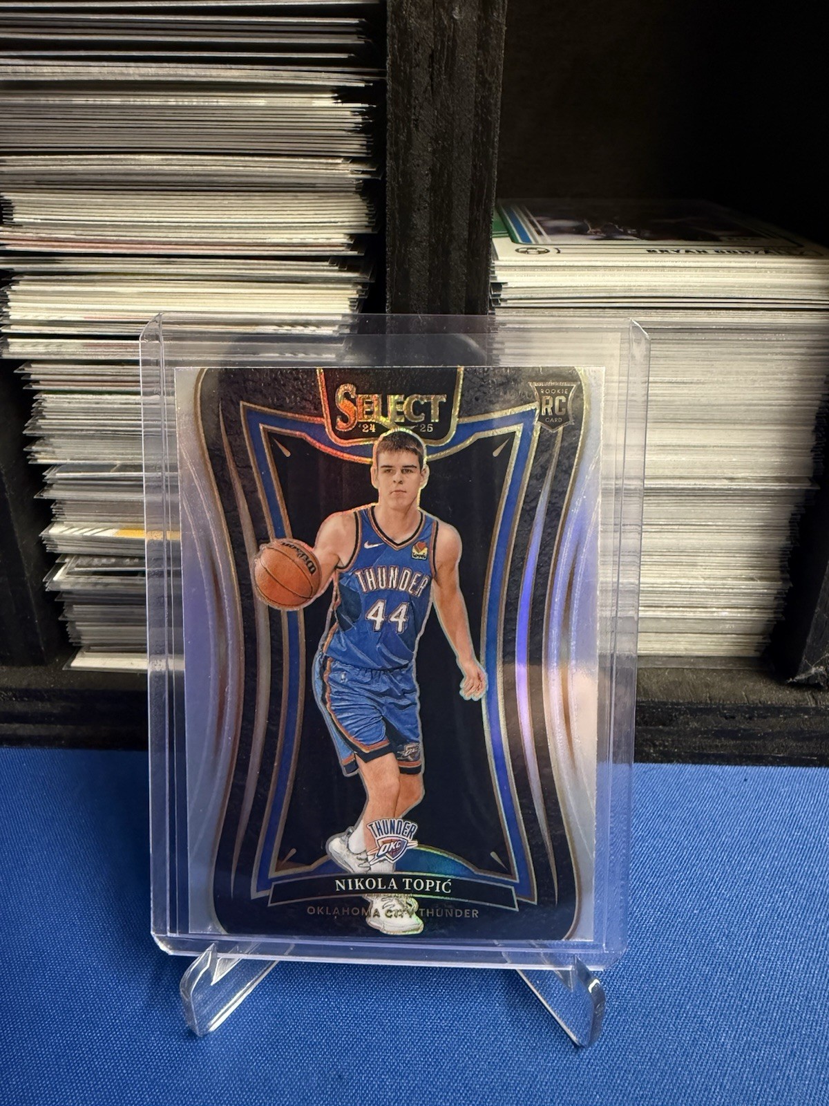 2024/25 Panini Select, Thunder, #396, Nikola Topic, Mezzanine Silver Prizm