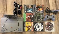 Sony PlayStation 1 PS1 SCPH-5501 Console Bundle 10 Games Controller Tested
