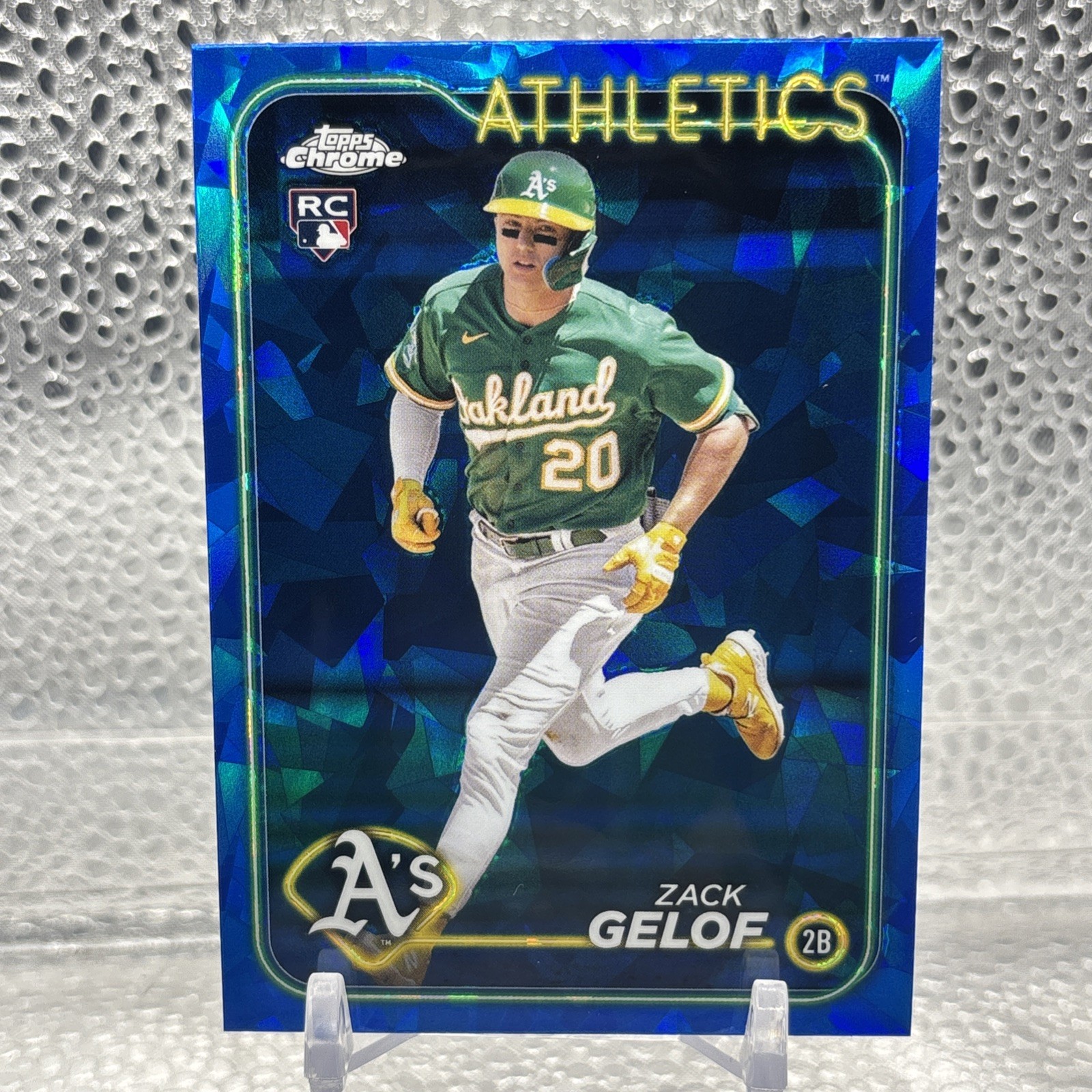 2024 Topps Chrome Sapphire Edition - #166 Zack Gelof Rookie RC Oakland A’s