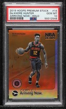 2019 NBA Hoops Premium Stock Arriving Now Holo De'Andre Hunter #14 PSA 10 0jk3