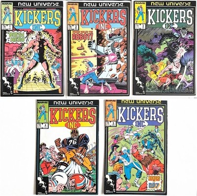 Kickers, Inc. #1-5 (Marvel Comics 1986) Lot of 5