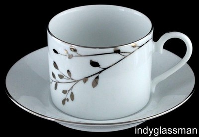 Noritake BIRCHWOOD PLATINUM 4355 Cup & Saucer Set NWT (8 left)