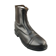 Tuffrider Women's Starter Front Zip PaddockMocha Ankle Boots Size 6.5 3042-11865