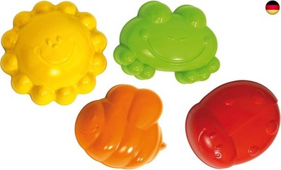 GOWI 558-60 Sandform Otto, 4teilig, im Netz, Sandkästen und Sandspielzeug