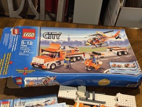 Lego City 7686 Instructions Helicopter Transporter Truck Set Complete w/ Box